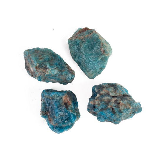 Blue Apatite Mining Crystal