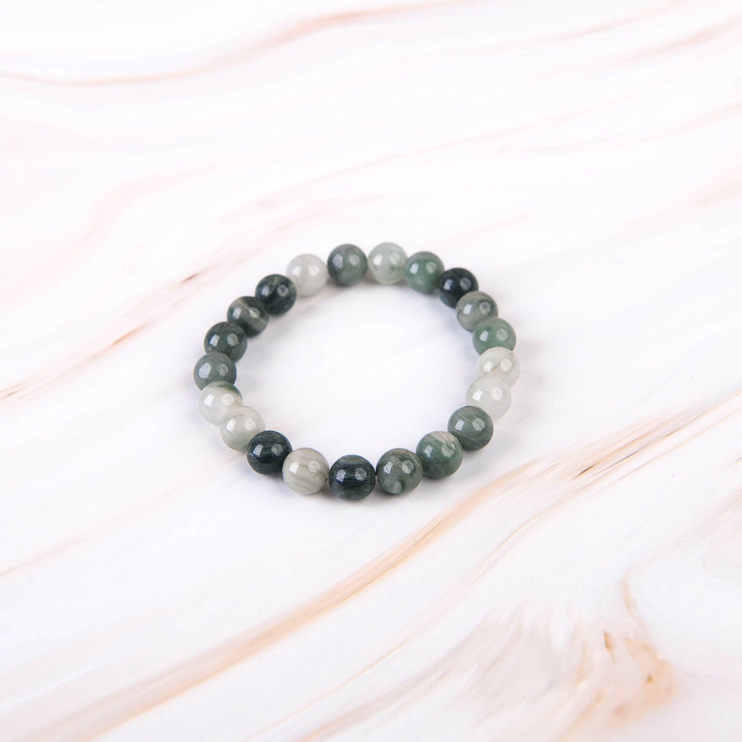 Actinolite Beaded Bracelet