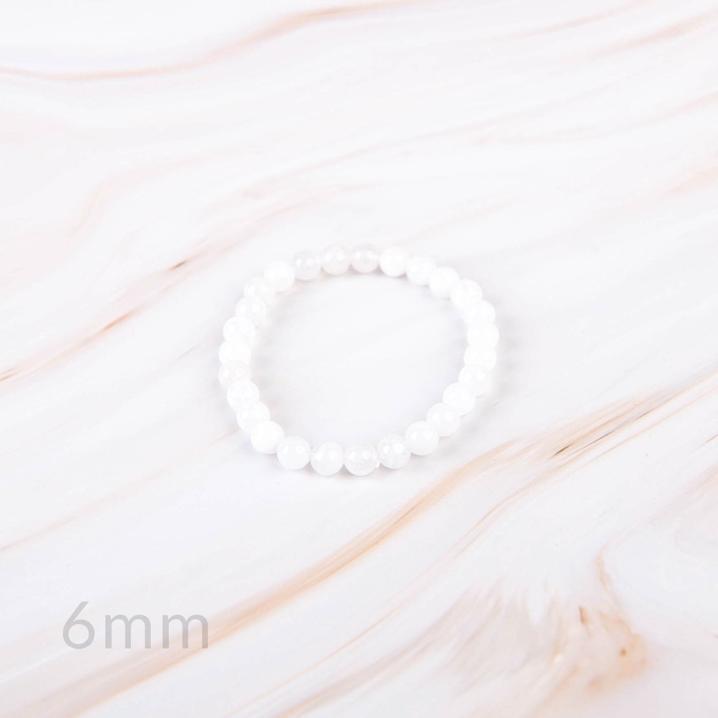Blue Moonstone Beaded Bracelet
