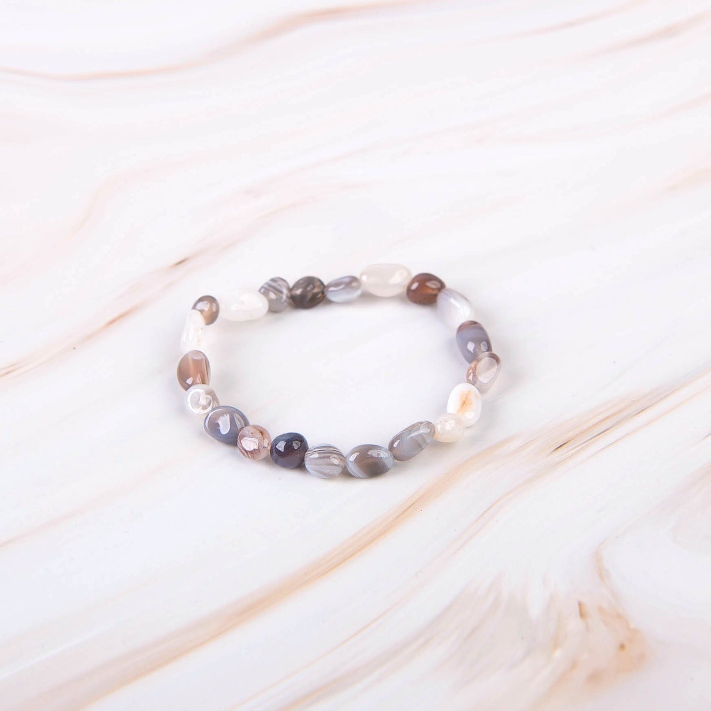 Botswana Pebble Beaded Bracelet
