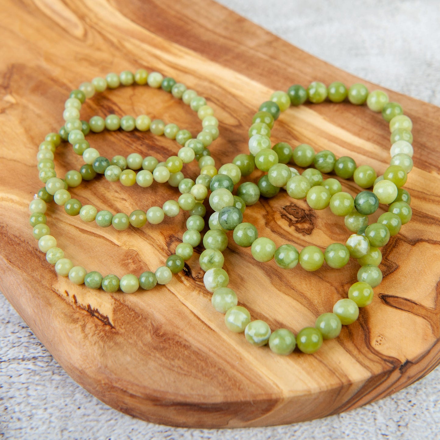 China Jade Beaded Bracelet