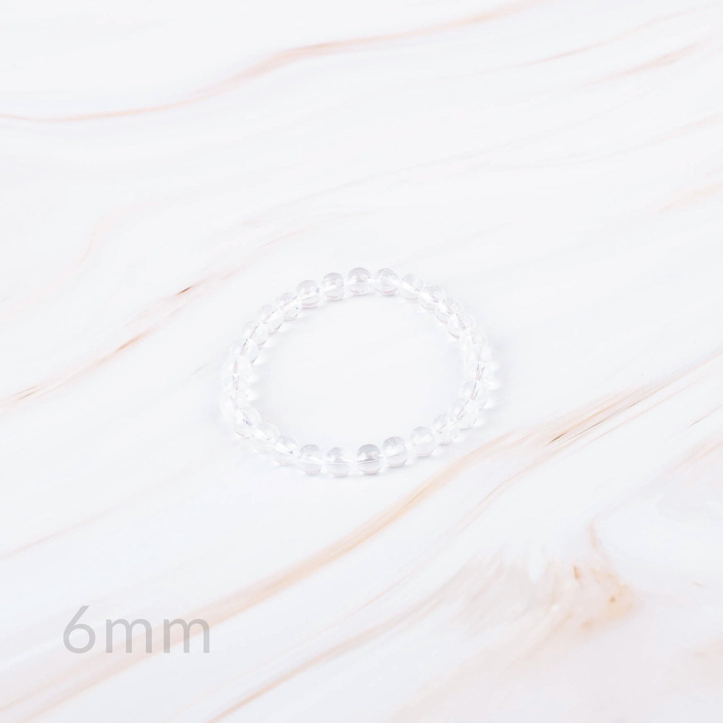 Clear Quartz Beaded Bracelet