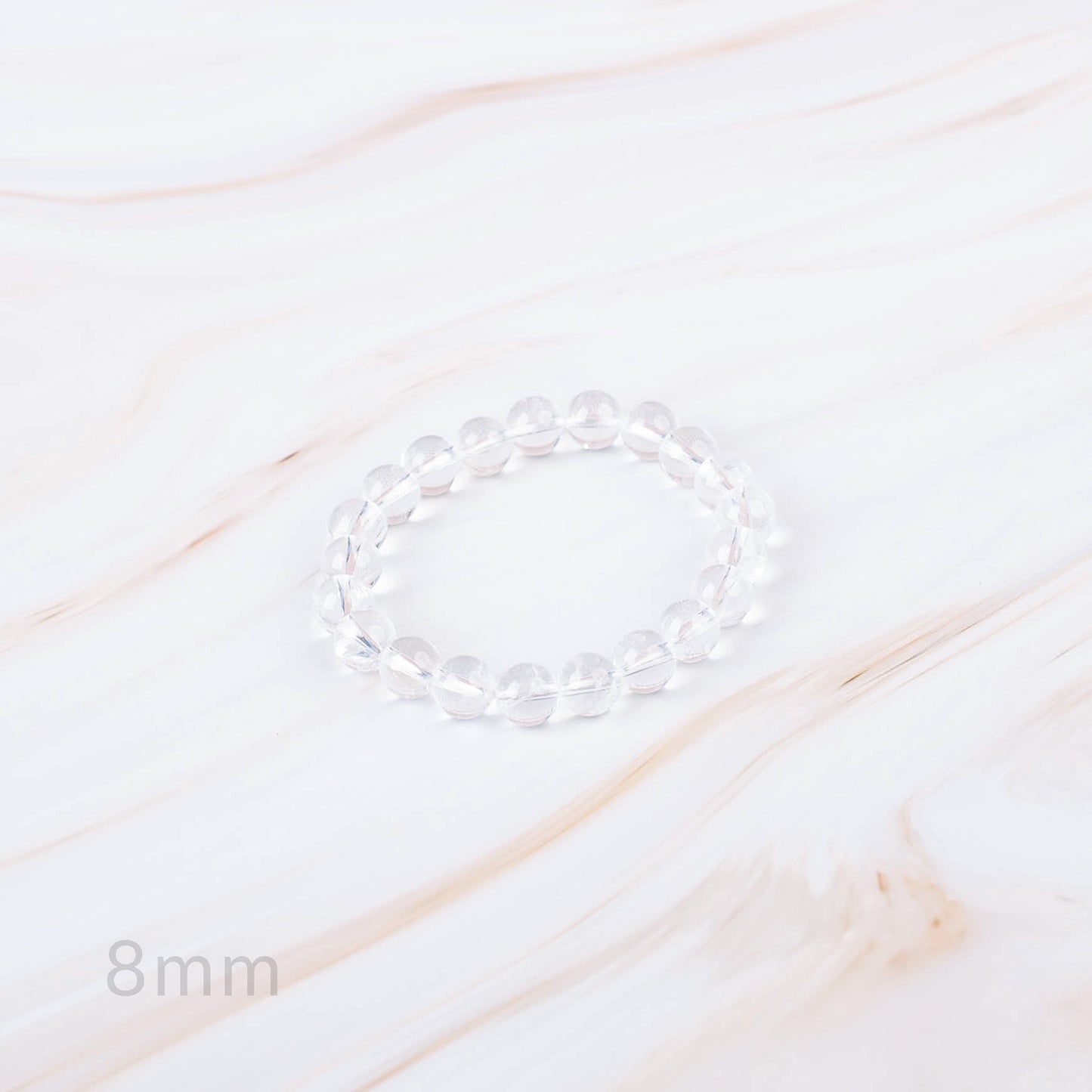 Clear Quartz Beaded Bracelet
