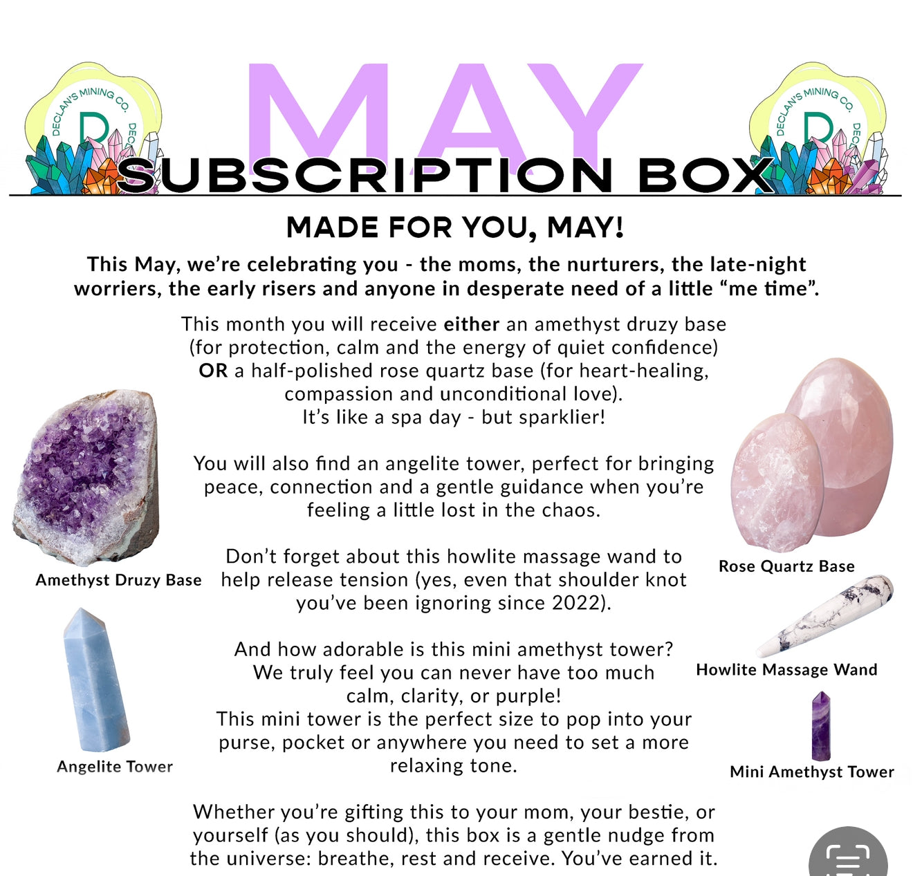 Declan's Monthly Subscription Box