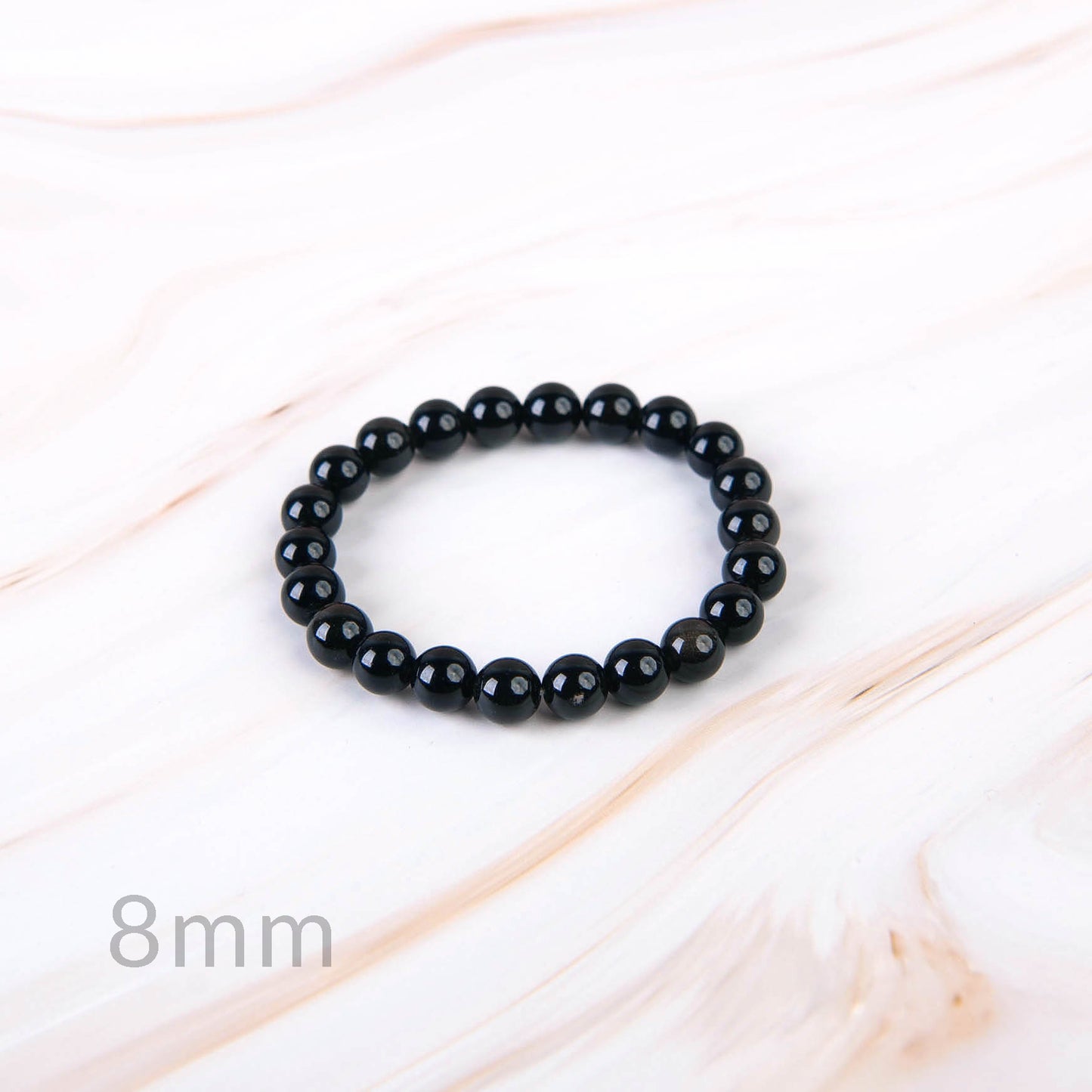 Gold Obsidian Beaded Bracelet