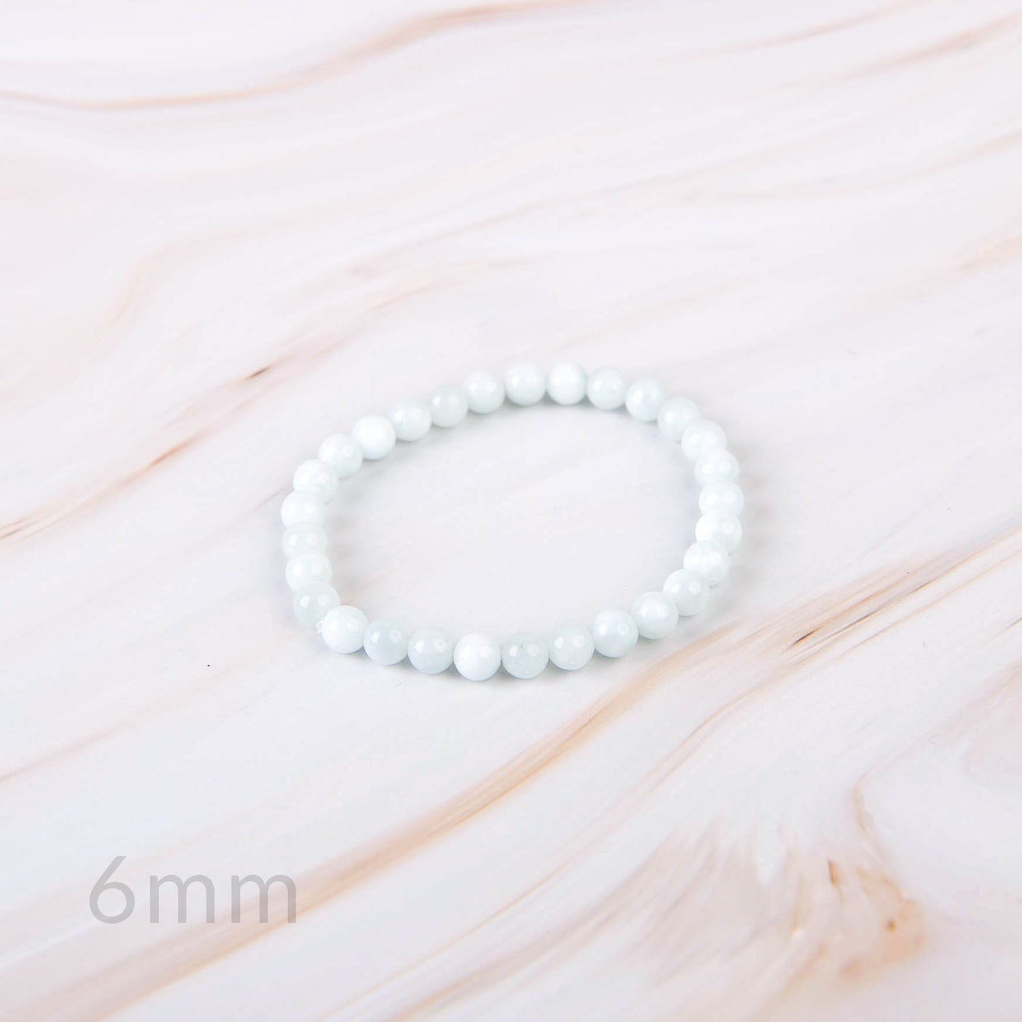 Green Angelite Beaded Bracelet