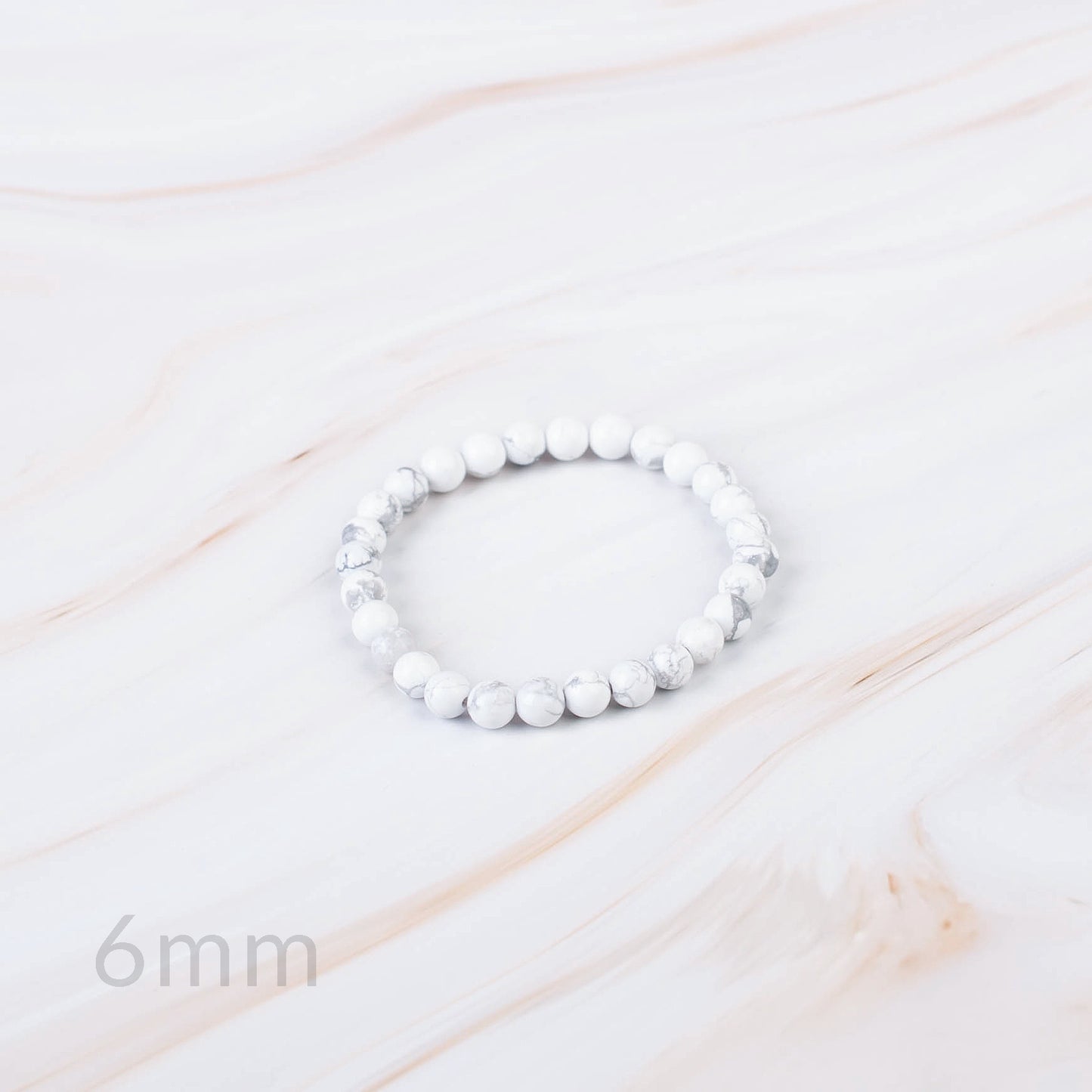 Howlite Beaded Bracelet