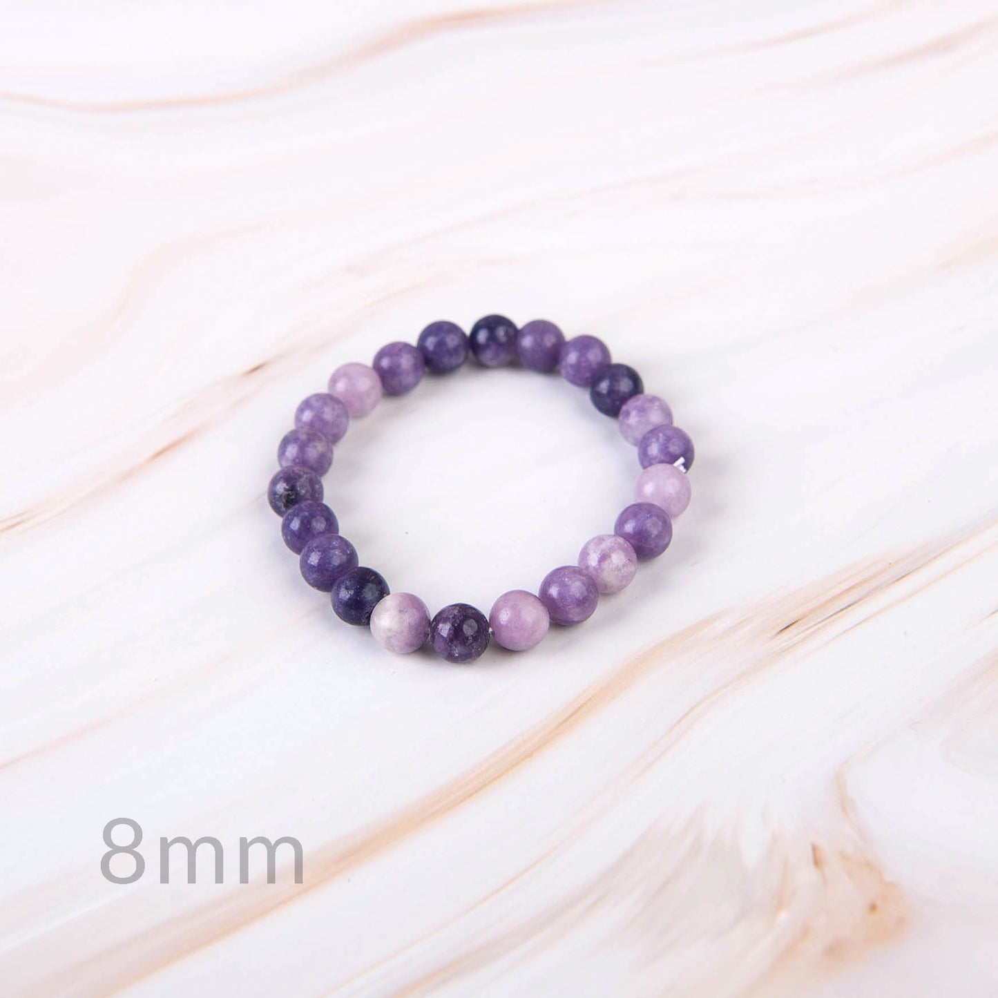Lepidolite Beaded Bracelet