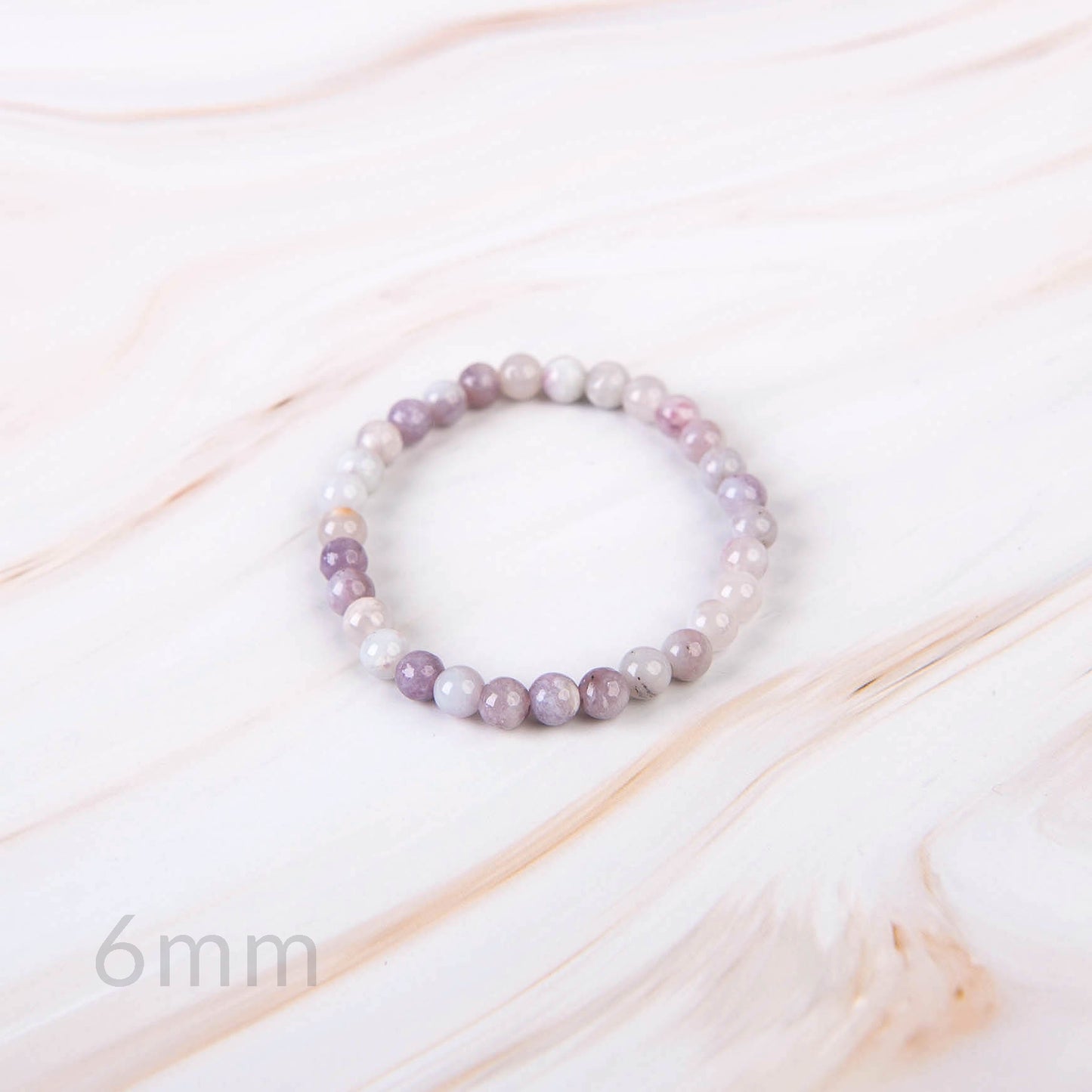 Lilac Beaded Bracelet