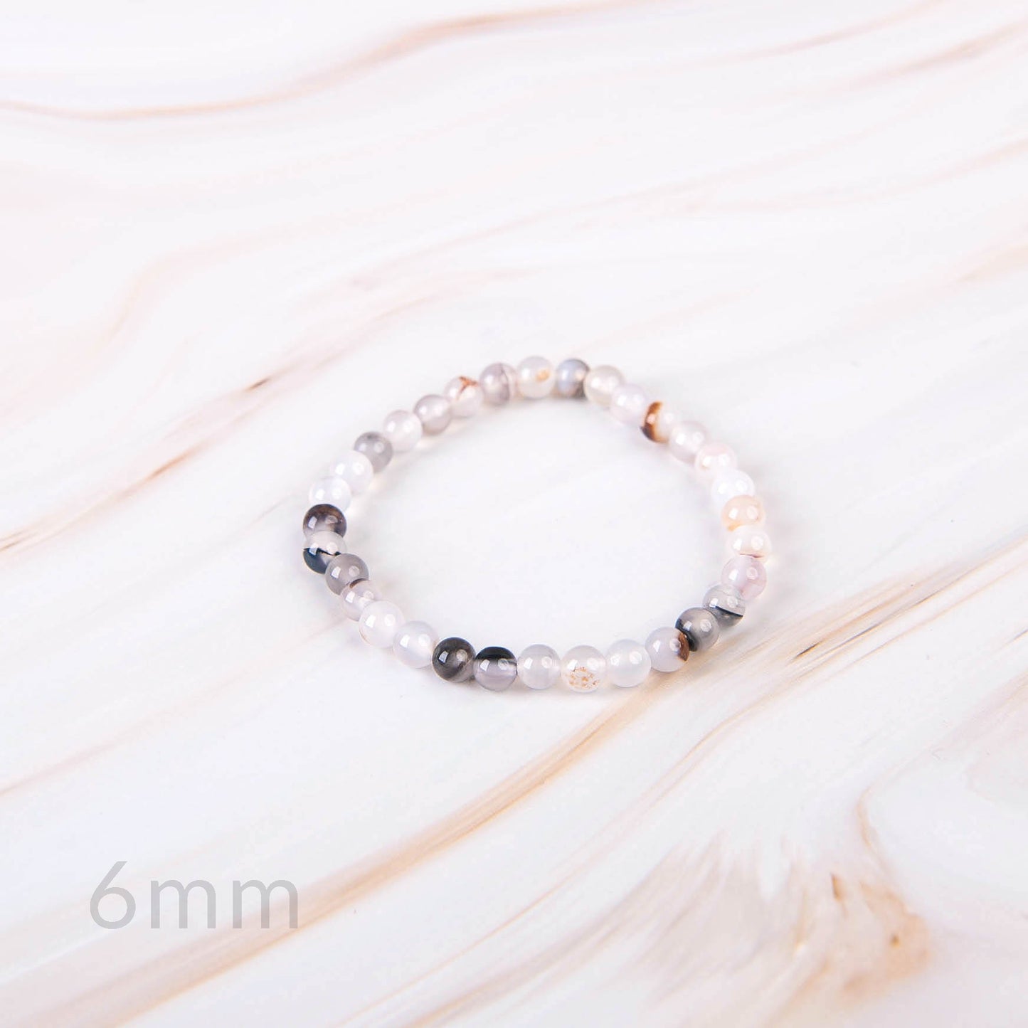 Montana Agate Beaded Bracelet