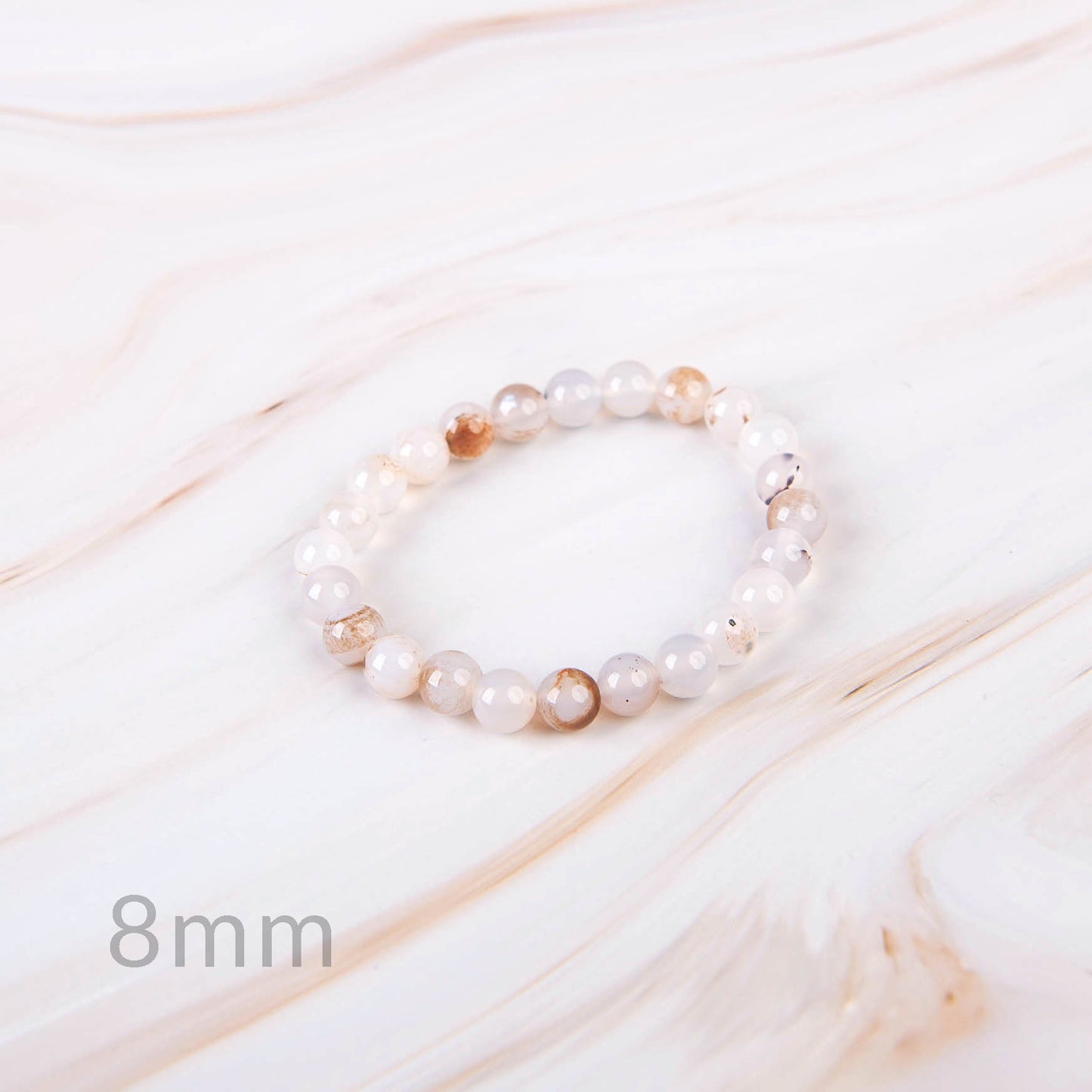 Montana Agate Beaded Bracelet
