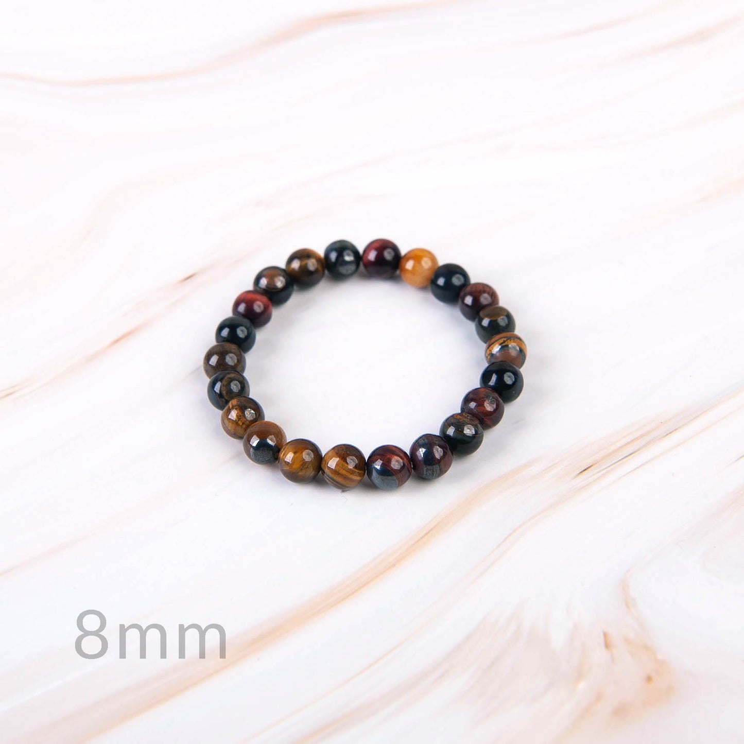 Mixed Tigers Eye Beaded Bracelet
