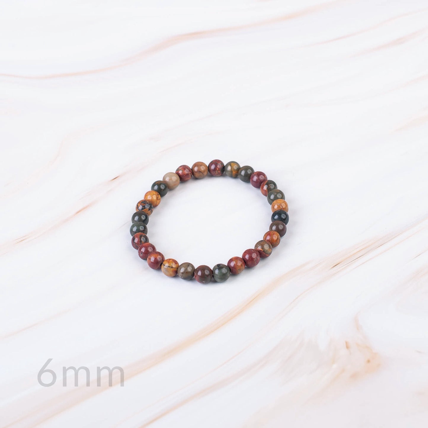 Picasso Jasper Beaded Bracelet