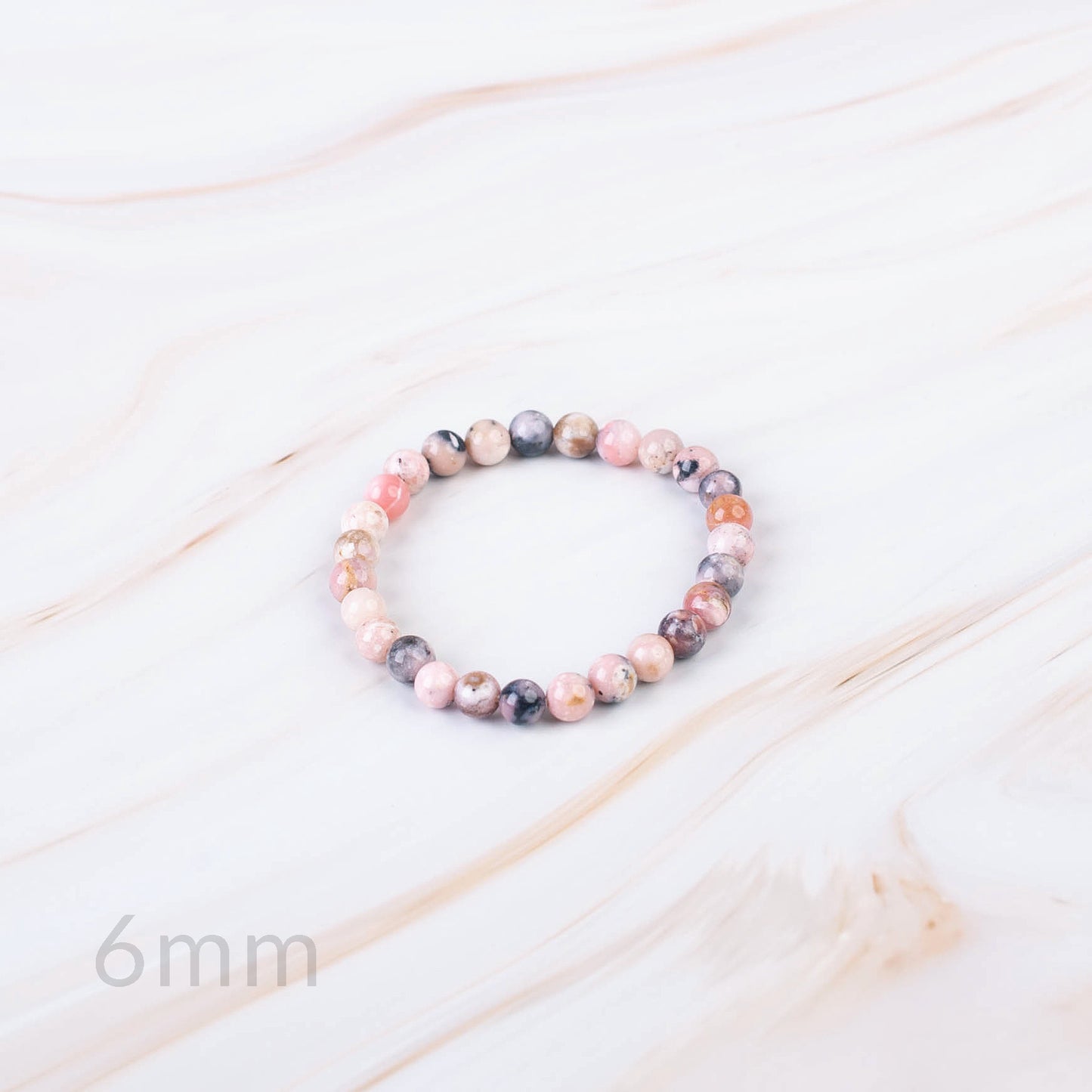 Pink Opal Beaded Bracelet