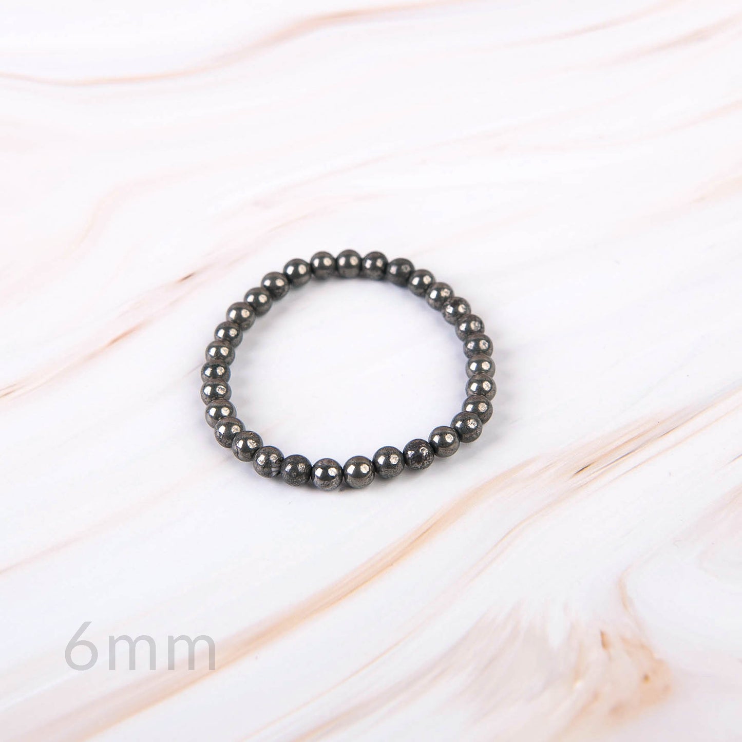 Pyrite Beaded Bracelet