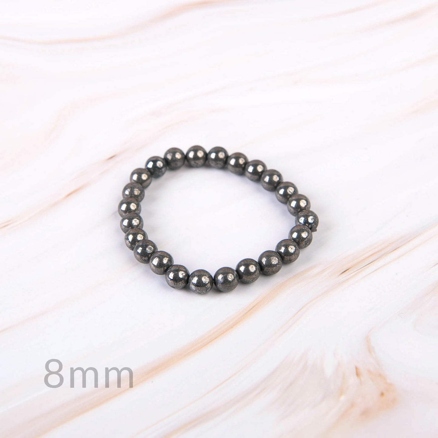 Pyrite Beaded Bracelet
