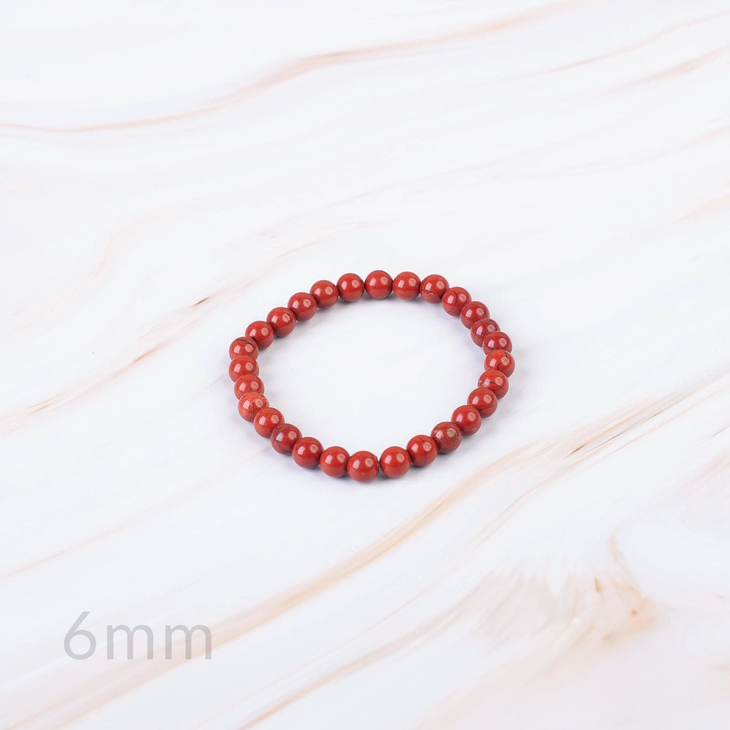Red Jasper Beaded Bracelet