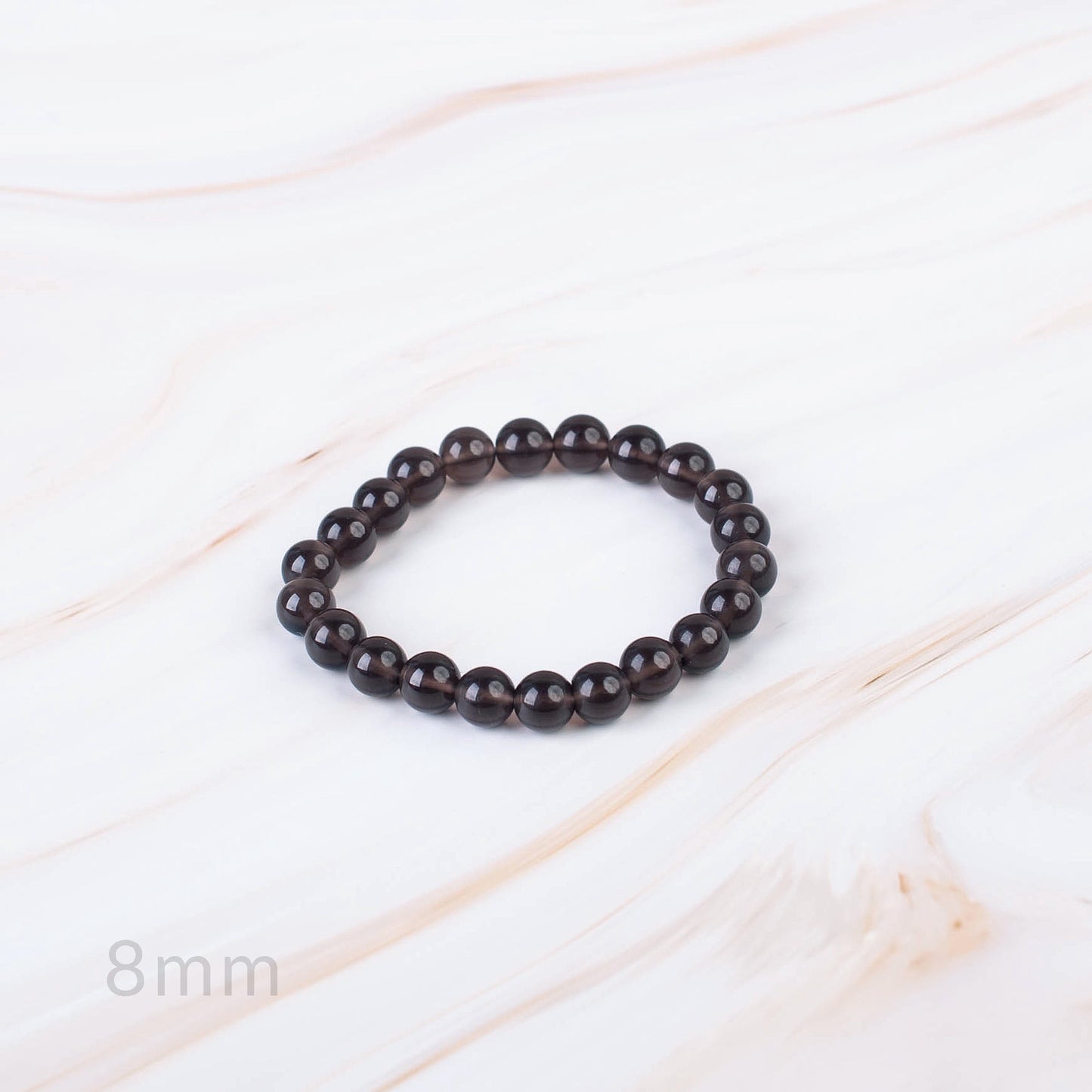 Smoky Quartz Beaded Bracelet