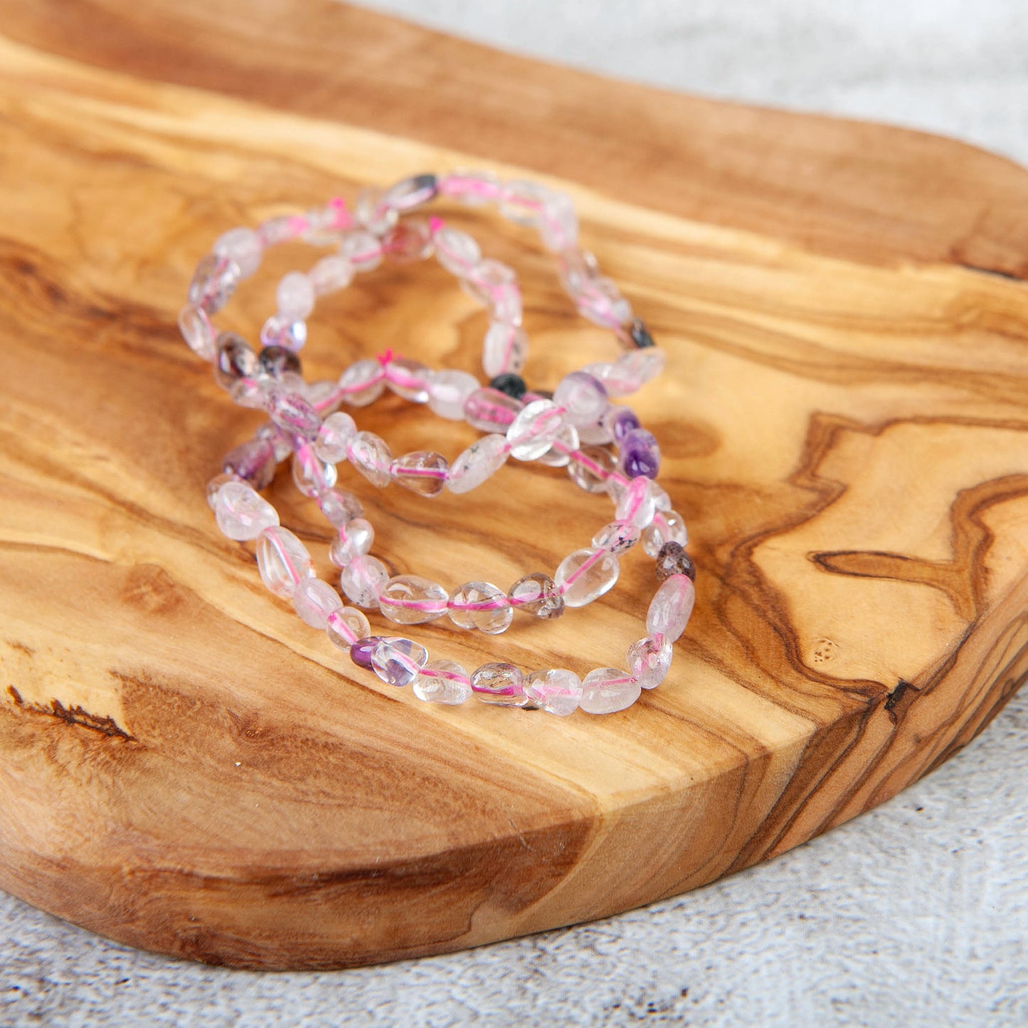 Super 7 Pebble Beaded Bracelet