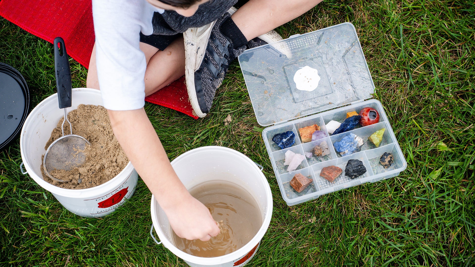 Kids Colecting Rocks Rock Collection for Kids – Declan's Mining Co.