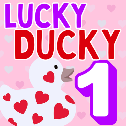 ONE Lucky Valentine Ducky
