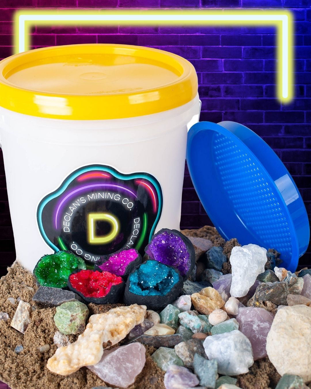 Neon Gallon Bucket
