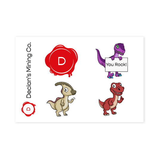 Dino Sticker Sheet