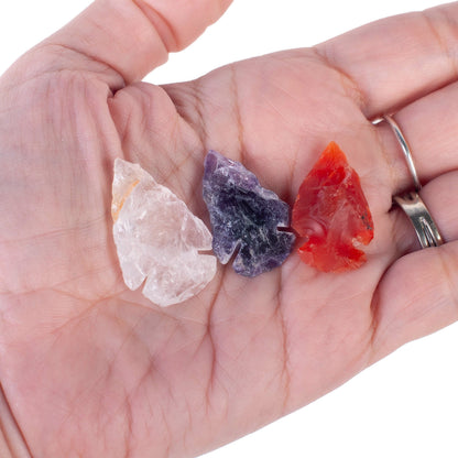 Crystal Carved Arrowhead Bundle