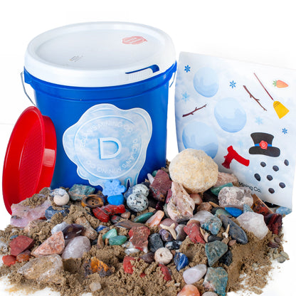 Declan’s Frosty Christmas Gallon Bucket