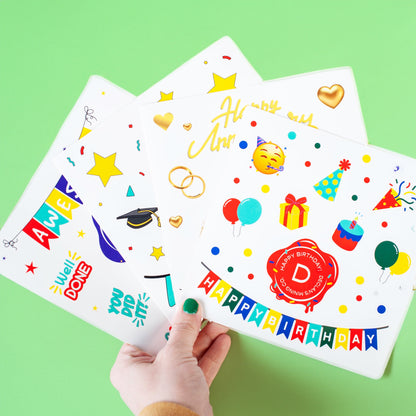 colorful celebration gemstone bucket
