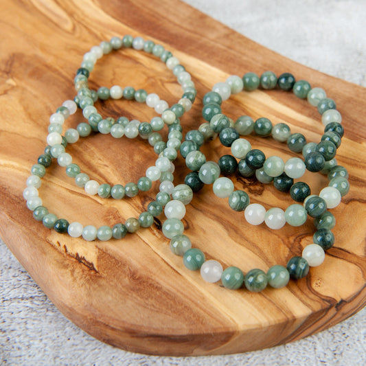 Actinolite Beaded Bracelet