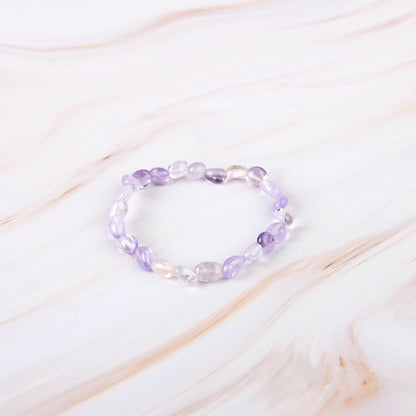 Ametrine Pebble Beaded Bracelet