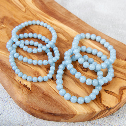 Angelite Beaded Bracelet