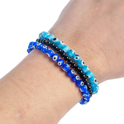 Evil Eye Bracelet Set