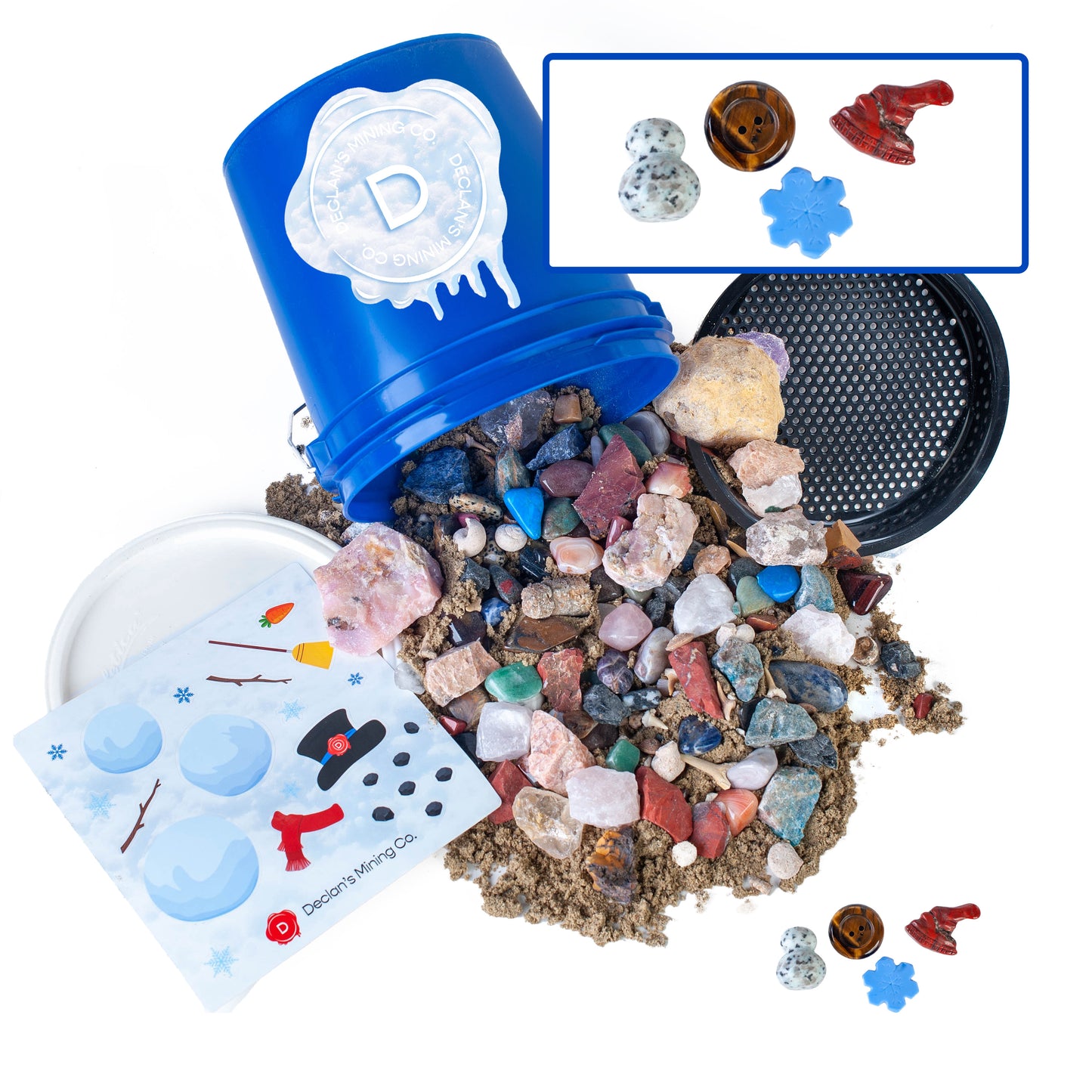 Declan’s Frosty Christmas Gallon Bucket