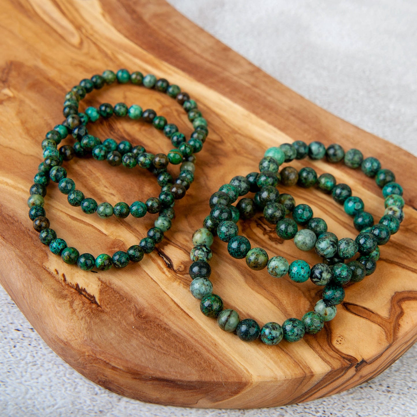 African Turquoise Beaded Bracelet