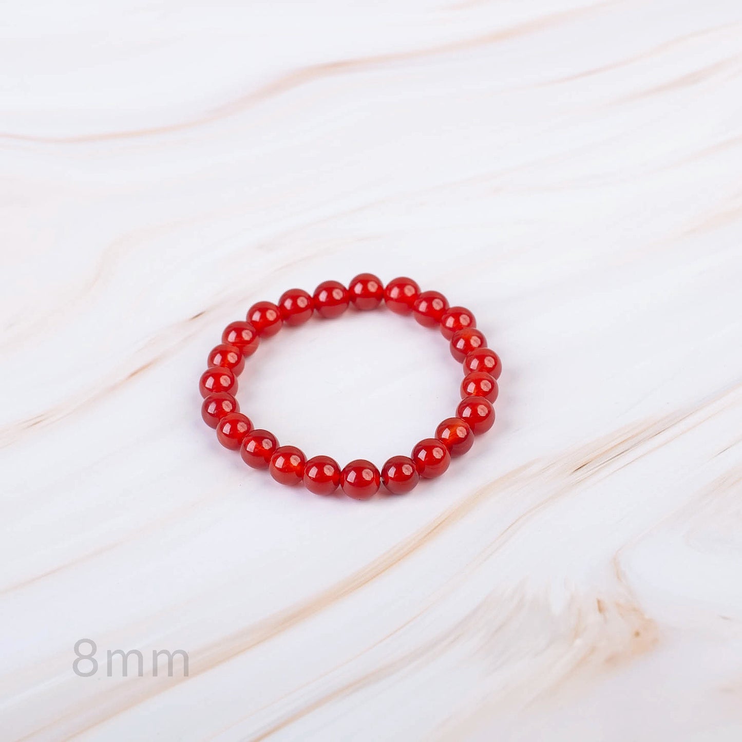Carnelian Beaded Bracelet