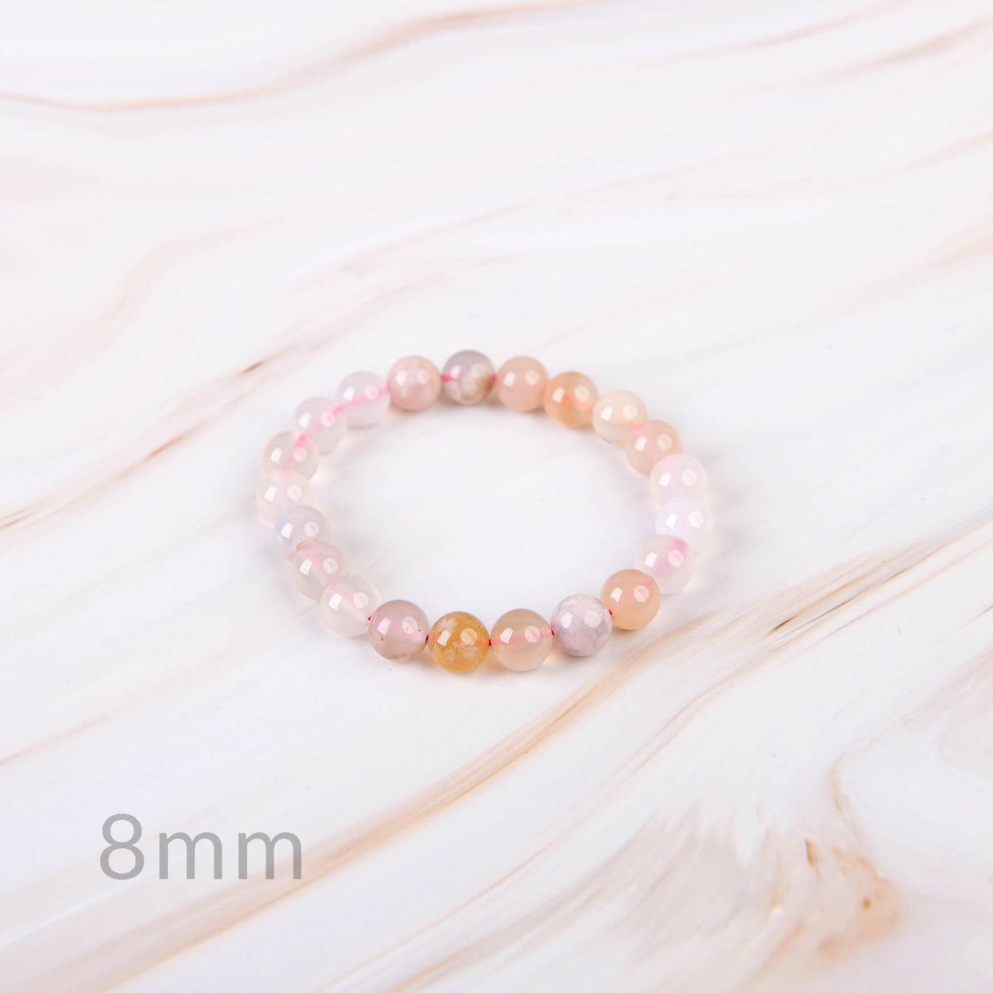 Cherry Blossom Beaded Bracelet