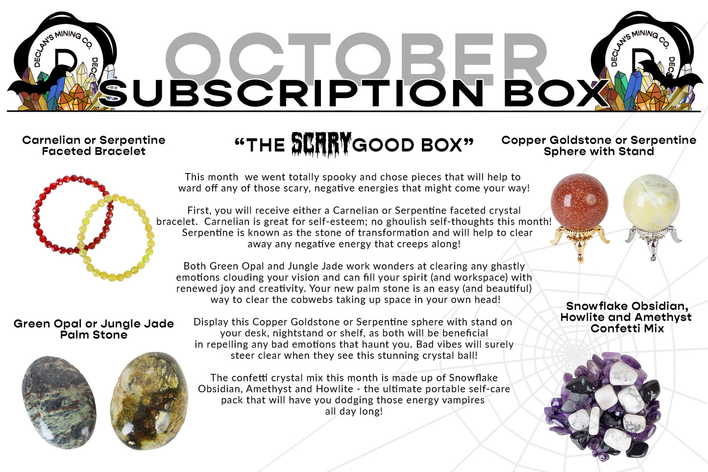 6 Months of Declan's Monthly Subscription (5% off )