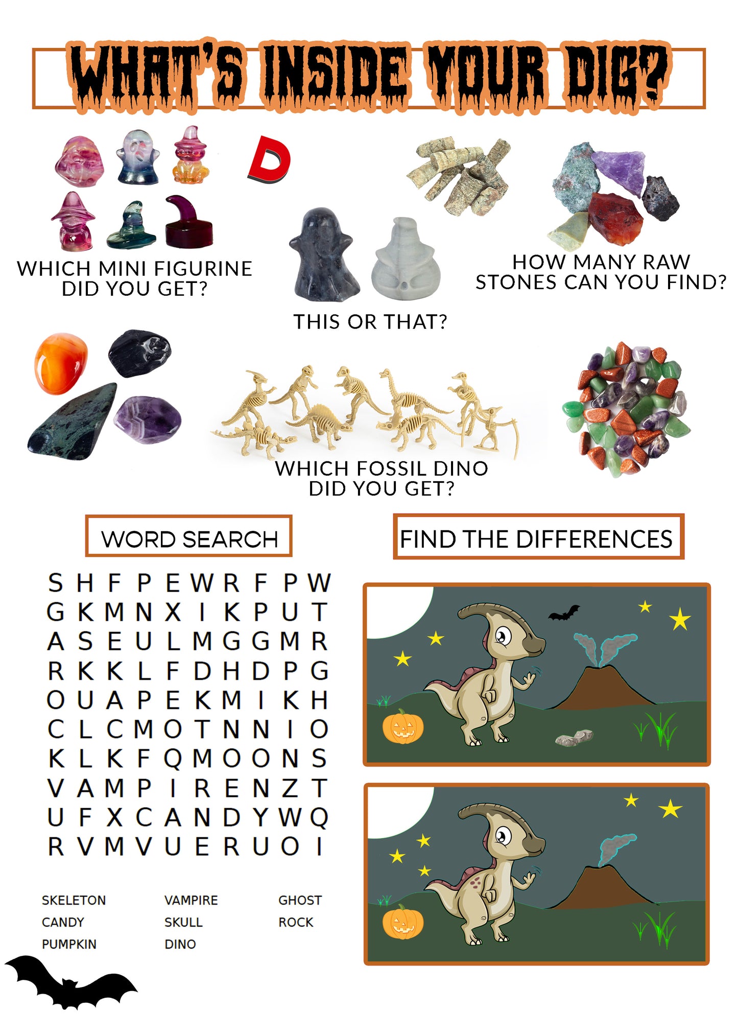 Halloween Dino Dig