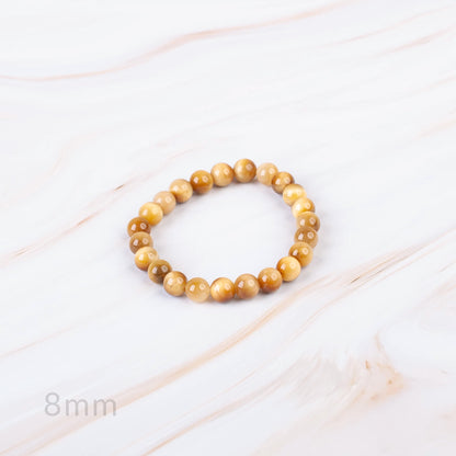 Golden Tigers Eye Beaded Bracelet