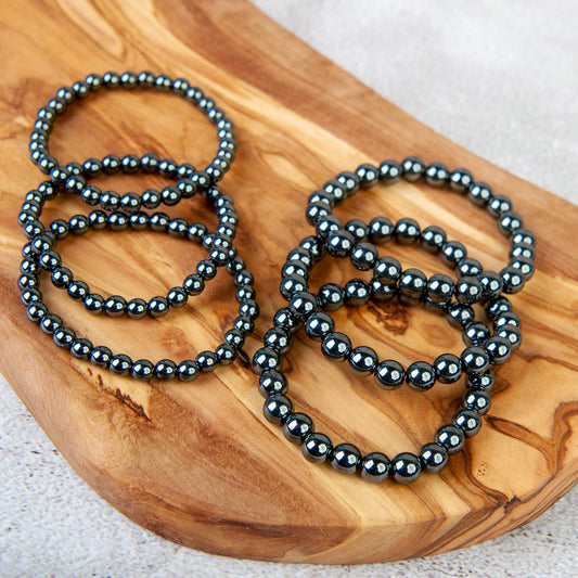 Hematite Beaded Bracelet