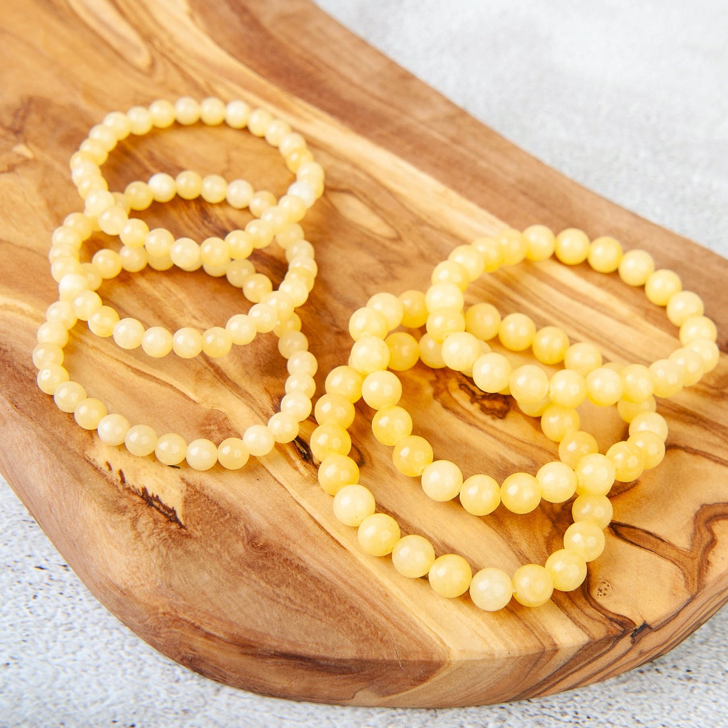 Honey Onyx Beaded Bracelet