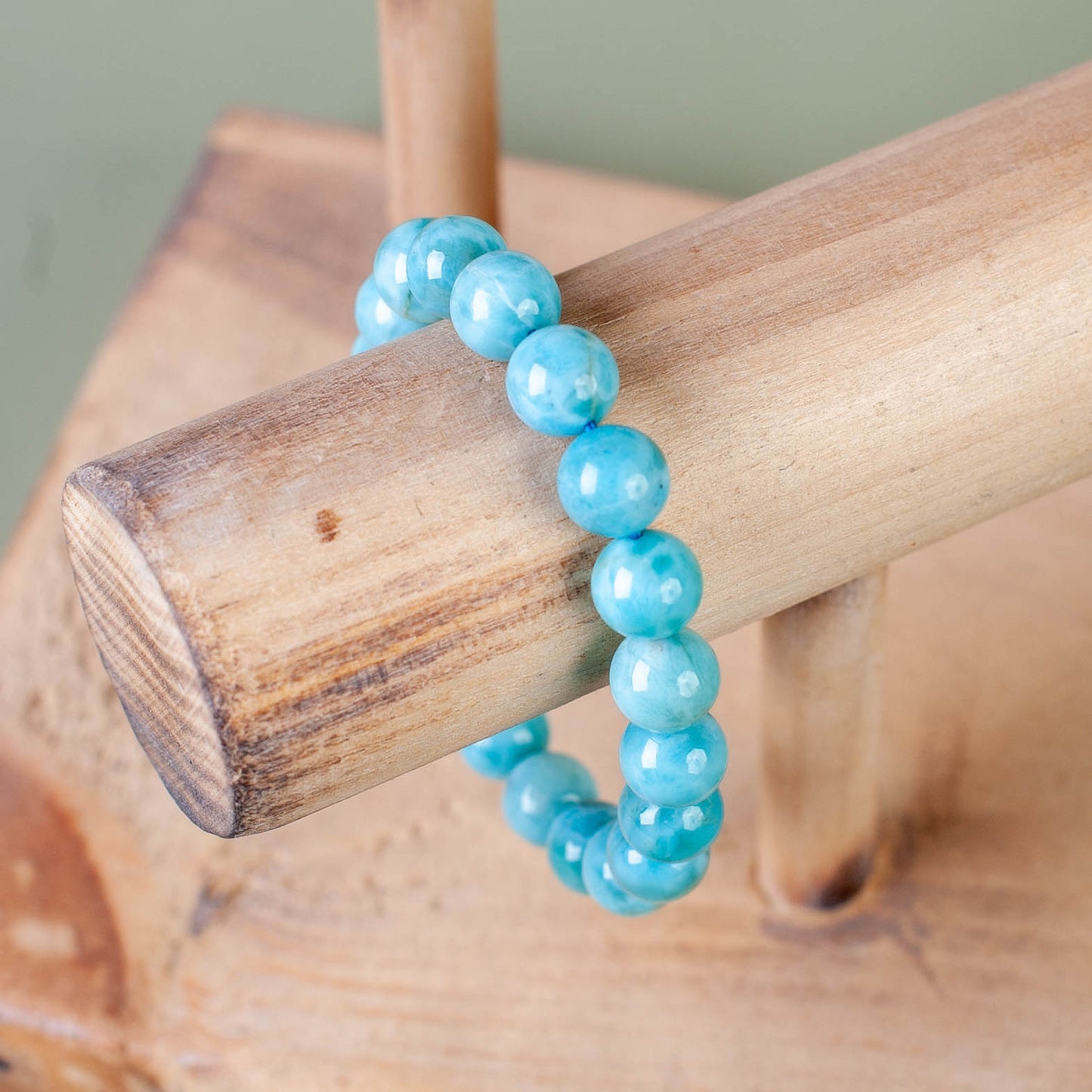 10MM Larimar Bracelet