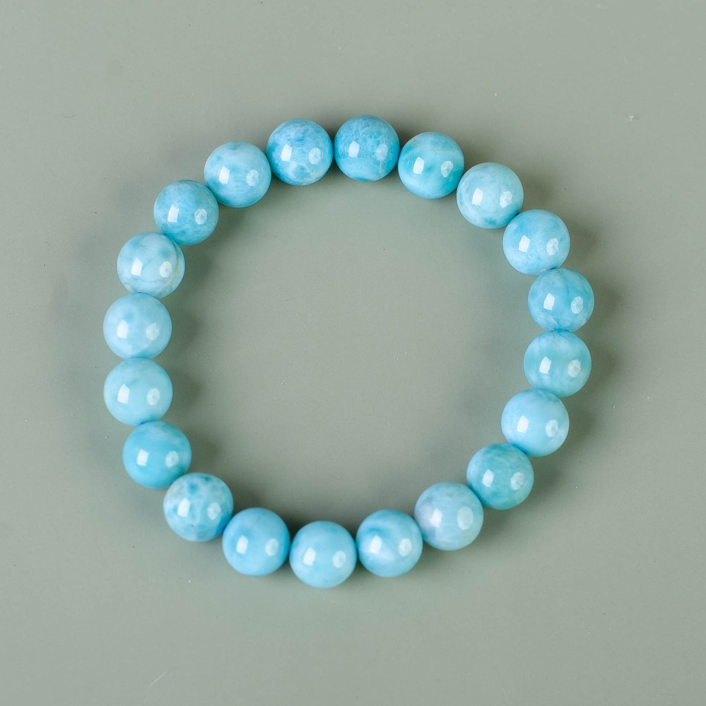 10MM Larimar Bracelet