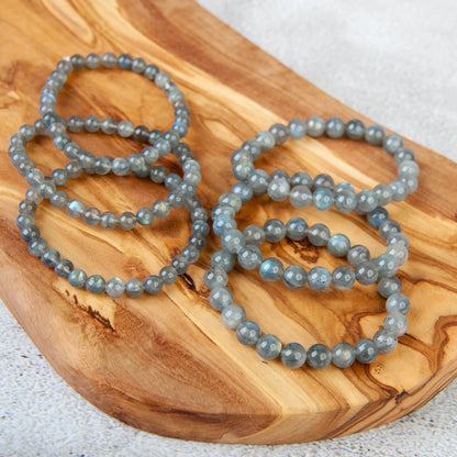 Labradorite Beaded Bracelet