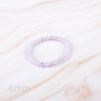 Lavender Amethyst Beaded Bracelet