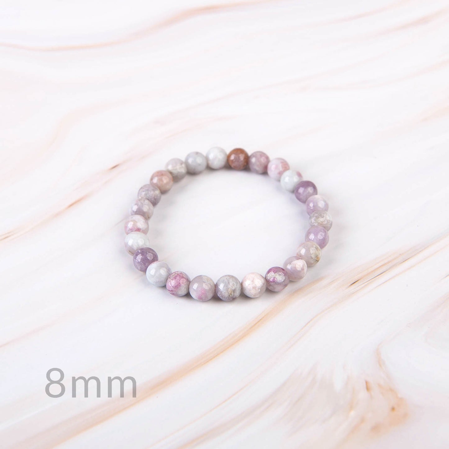 Lilac Beaded Bracelet