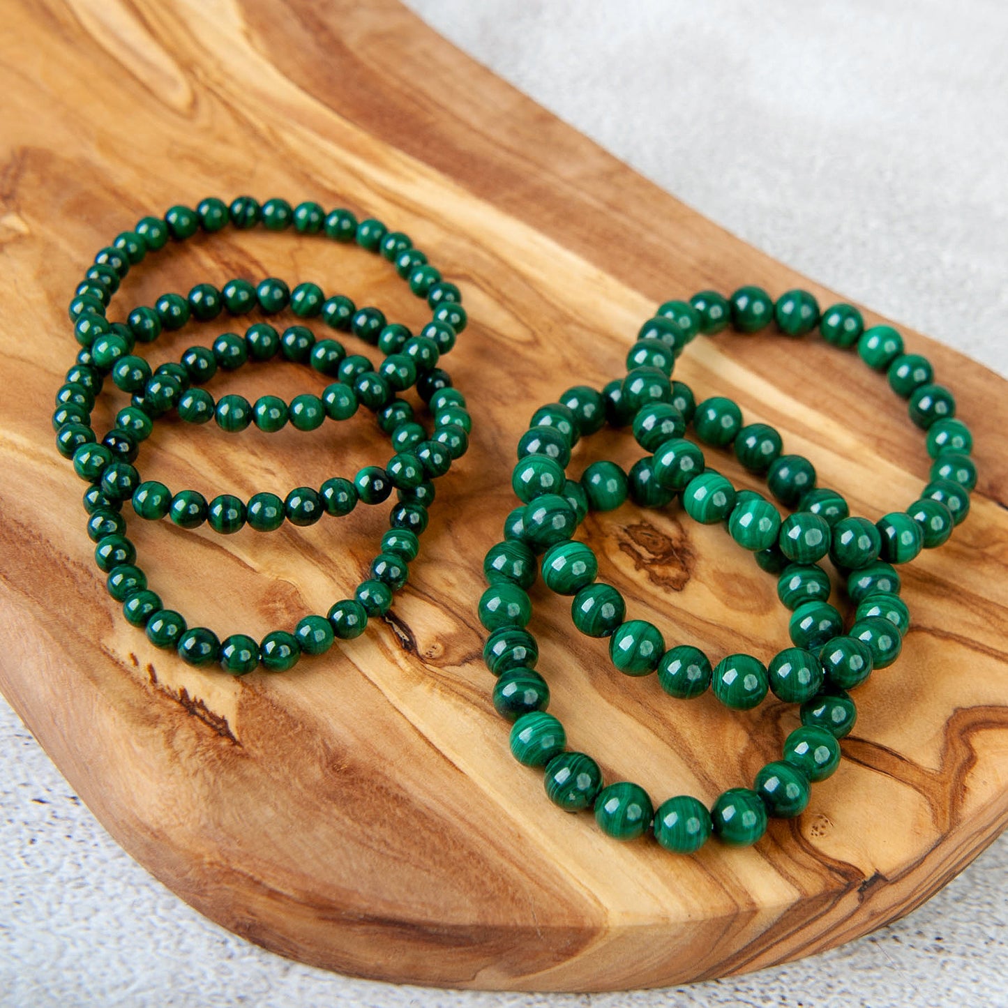 Malachite Beaded Bracelet