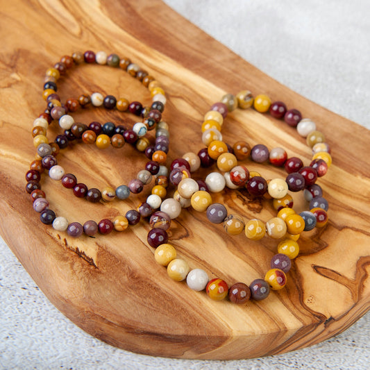 Mookaite Beaded Bracelet